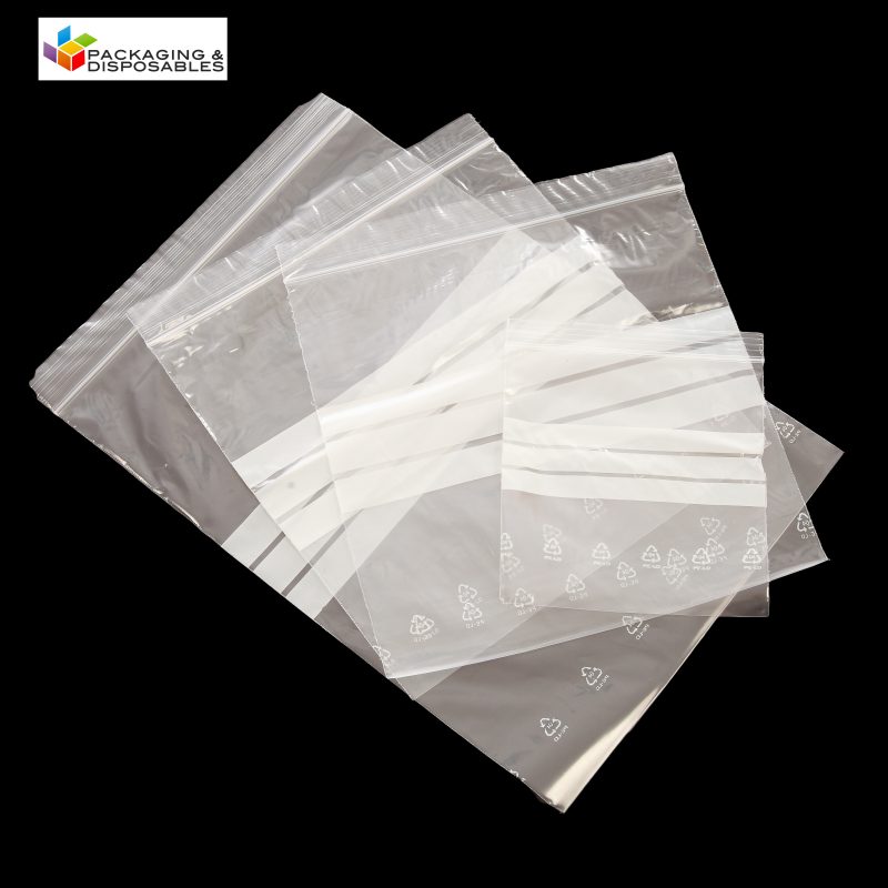 Write On Panel Grip Seal Bags - Image 3
