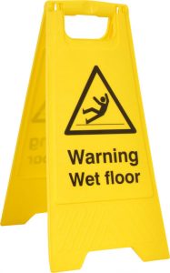 wet floor